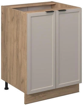 VICCO K&uuml;chenunterschrank, Greige, Eiche Wotan 60x82x51.6 cm (800000829680)