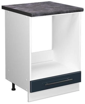 VICCO Herdumbauschrank, Dunkelblau, Wei&szlig; 60x82x60 cm (800000831162)
