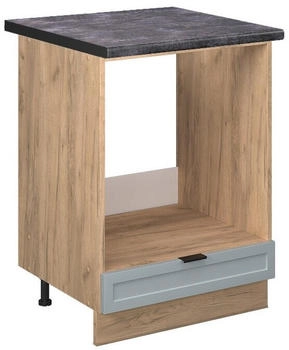 VICCO Herdumbauschrank, Hellblau, Eiche Wotan 60x82x60 cm (800000831069)
