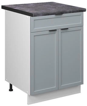 VICCO K&uuml;chenunterschrank, Hellblau, Wei&szlig; 60x82x60 cm (800000829514)
