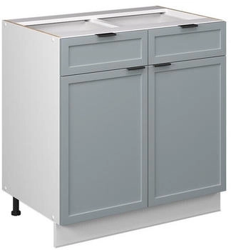 VICCO K&uuml;chenunterschrank, Hellblau, Wei&szlig; 80x82x51.6 cm (800000829732)