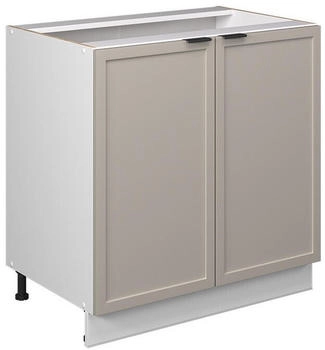 VICCO Sp&uuml;lenunterschrank, Greige, Wei&szlig; 80x82x51.6 cm (800000829583)