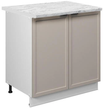 VICCO Sp&uuml;lenunterschrank, Greige, Wei&szlig; 80x82x60 cm (800000829172)