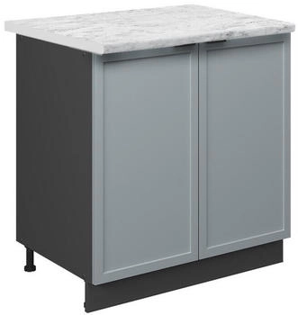 VICCO Sp&uuml;lenunterschrank, Hellblau, Anthrazit 80x82x60 cm (800000829202)
