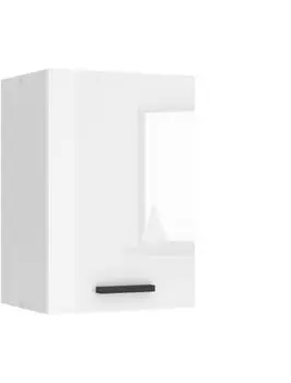 Belini Hängeschrank Küche SG. Breite 40 cm. Oberschrank mit 1 Tür Weiß Hochglanz