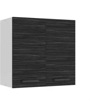 Belini Hängeschrank Küche SG2. Breite 60 cm. Oberschrank mit 2 Türen Königliches Ebenholz