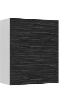 Belini Hängeschrank Küche SGP2. Breite 60 cm. Oberschrank mit 2 Türen Königliches Ebenholz