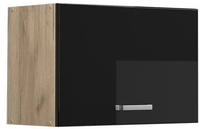 Vicco - H&auml;ngeschrank R-line, Schwarz Hochglanz, 60 Cm Flach