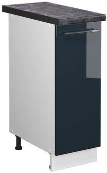 VICCO Apothekerunterschrank, Dunkelblau, Wei&szlig; 30x82x60 cm (800000829636)