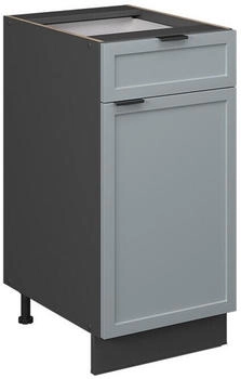 VICCO K&uuml;chenunterschrank, Hellblau, Anthrazit 40x82x51.6 cm (800000829662)