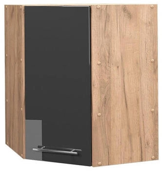VICCO Eckh&auml;ngeschrank, Anthrazit, Eiche Wotan L-Form, 57x72x34.1 cm (800000634325)