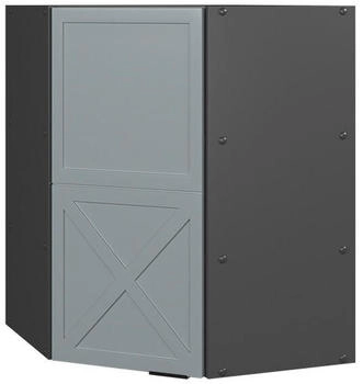 VICCO Eckh&auml;ngeschrank, Hellblau, Anthrazit L-Form, 57x72x34.1 cm (800000829725)