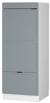 VICCO Mikrowellenschrank, Hellblau, Wei&szlig; 60x153.6x58.1 cm (800000830648)