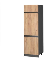 Vicco - K&uuml;hlumbauschrank R-line, Goldkraft Eiche, 60 Cm J-shape
