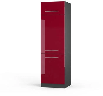 VICCO K&uuml;chenschrank, Bordeaux, Anthrazit 60x206.8x58.1 cm (800000654428)