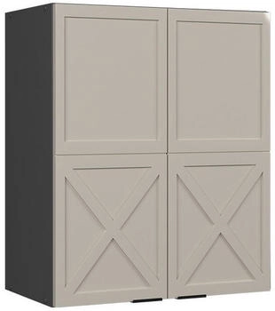 VICCO Hängeschrank, Greige, Anthrazit 60x72x34.1 cm (800000829945)