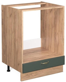 VICCO Herdumbauschrank, Gr&uuml;n, Eiche Wotan 60x82x51.6 cm (800000633353)