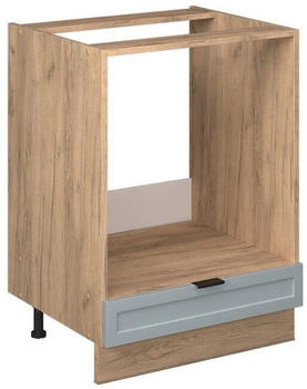 VICCO Herdumbauschrank, Hellblau, Eiche Wotan 60x82x51.6 cm (800000829831)