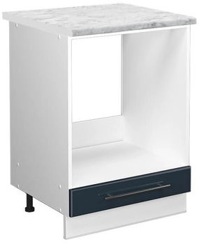 VICCO Herdumbauschrank, Dunkelblau, Wei&szlig; Quadratisch, 60x82x60 cm (800000831035)