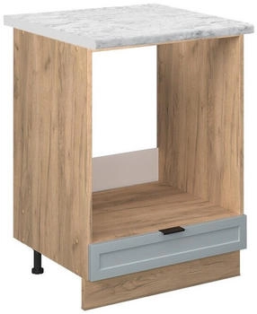 VICCO Herdumbauschrank, Hellblau, Eiche Wotan 60x82x60 cm (800000831148)