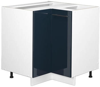 VICCO Eckunterschrank, Dunkelblau, Wei&szlig; L-Form, 80.5x82x51.6 cm (800000829838)