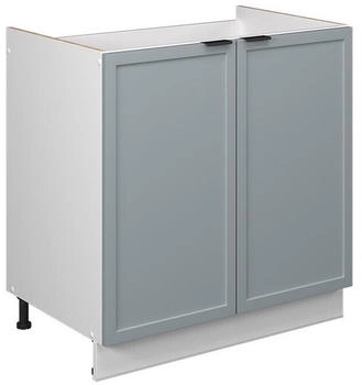 VICCO Sp&uuml;lenunterschrank, Hellblau, Wei&szlig; 80x82x51.6 cm (800000830639)