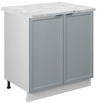 VICCO Sp&uuml;lenunterschrank, Hellblau, Wei&szlig; 80x82x60 cm (800000829407)