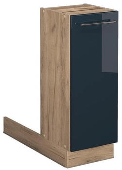 VICCO K&uuml;cheninsel, Dunkelblau, Eiche Wotan Quadratisch, 30x82x70 cm (800000832167)
