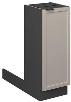 VICCO Kücheninsel, Greige, Anthrazit Quadratisch, 30x82x70 cm (800000832160)