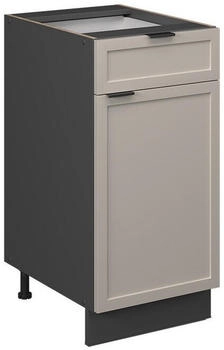 VICCO K&uuml;chenunterschrank, Greige, Anthrazit 40x82x51.6 cm (800000829641)