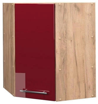 VICCO Eckh&auml;ngeschrank, Bordeaux, Eiche Wotan L-Form, 57x72x34.1 cm (800000634318)