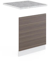 Frontblende R-line, Grau, 60 Cm , Ap Marmor Vicco