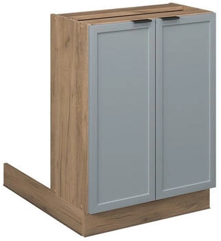 VICCO Kücheninsel, Hellblau, Eiche Wotan 60x82x30 cm (800000832159)