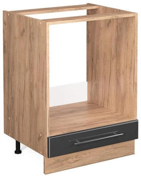 VICCO Herdumbauschrank, Anthrazit, Eiche Wotan 60x82x51.6 cm (800000634976)
