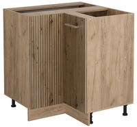 Vicco - Eckunterschrank R-line, Artisan-eiche, 75.6 Cm Ohne Arbeitsplatte