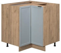 Vicco - Eckschrank Fame-line, Hellblau-grau, 80.5 Cm Ohne Arbeitsplatte
