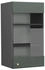 Livinity Küchenschrank Glas Fame-Line, 40 cm, Grün-Gold Landhaus/Anthrazit