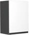 Livinity Hängeschrank R-Line, 45 cm J-Shape, Weiß/Anthrazit