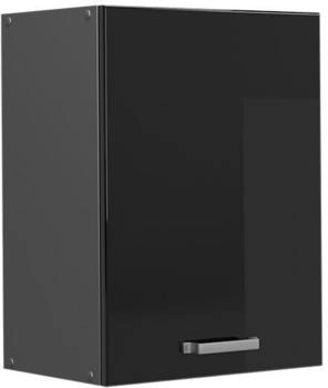 Livinity H&auml;ngeschrank R-Line, 45 cm, Schwarz Hochglanz/Anthrazit
