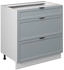 VICCO Küchenunterschrank, Hellblau, Weiß 80x82x51.6 cm (800000829538)