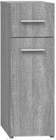 vidaXL Apothekerschrank Grau Sonoma 20x45,5x60 cm Holzwerkstoff