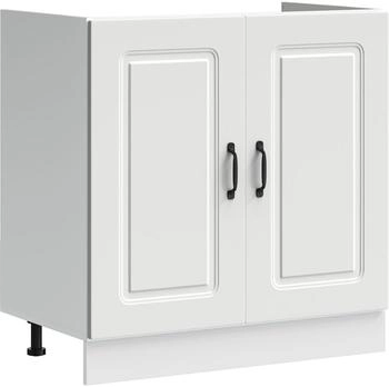 vidaXL Spülenunterschrank Kalmar Weiß 80x46x81,5 cm Holzwerkstoff (853447)