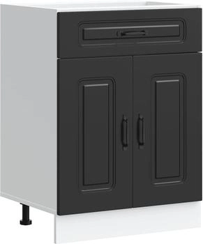 vidaXL Küchenunterschrank Kalmar Schwarz Holzwerkstoff (853488)