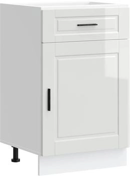 vidaXL Küchenunterschrank Porto Hochglanz-Weiß Holzwerkstoff (853959)