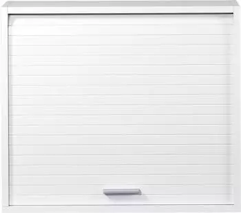 SIMMOB K&uuml;chenschrank mit Rollladen H. 53,6 cm wei&szlig;