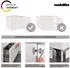 Nobilia Touch I 240cm steingrau supermatt/Eiche Havanna (98871136)