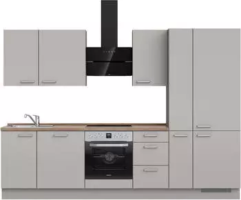 Nobilia Touch II 300cm steingrau supermatt (001391021014)
