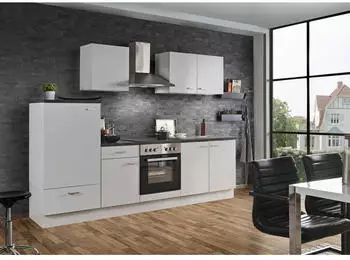 Menke Küchenblock White-Classic Weiß 270 cm (000208007502)