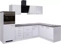 Flex-Well K&uuml;chenzeile "Lucca" wahlw. mit E-Ger&auml;ten, Stellma&szlig; 280x170 cm, viele