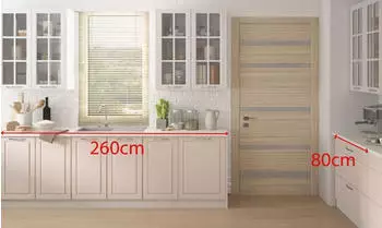 Feldmann-Wohnen PESCARA 340cm verkehrsweiß/cremeweiß (162359)